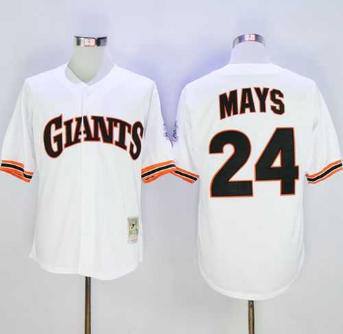 San Francisco Giants #24 Willie Mays Mitchell And Ness 1989 White Throwback Stitched Baseball Jersey Sanguo,We sell and wholesale San Francisco Giants #24 Willie Mays Mitchell And Ness 1989 White Throwback Stitched Baseball Jersey Sanguo on line form chian!